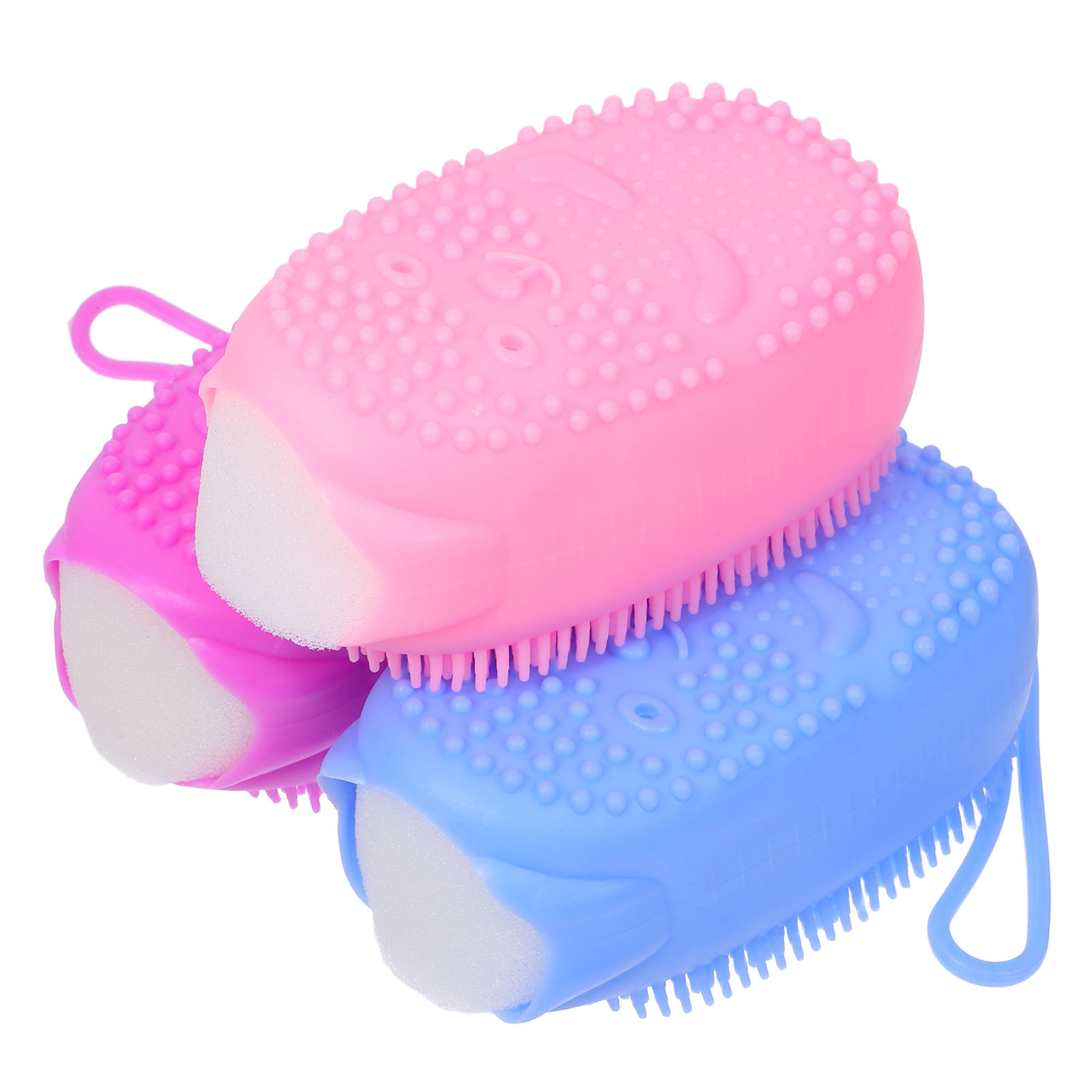 Body Brush - 3 stuks exfoliërende spons, lichaamsborstel, siliconen