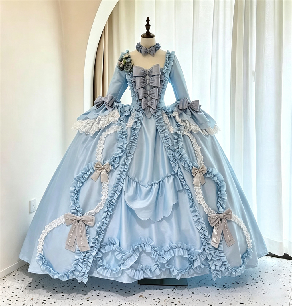 18e-eeuwse rococo blauwe Frans - Bathrobe recensie en prijs