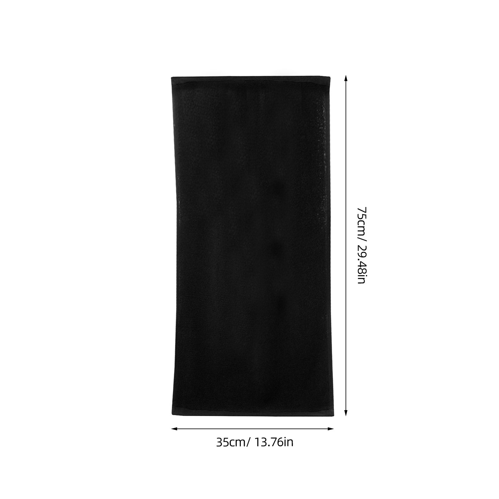 Zwarte katoenen handdoek, gema - Spa Towel recensie en prijs