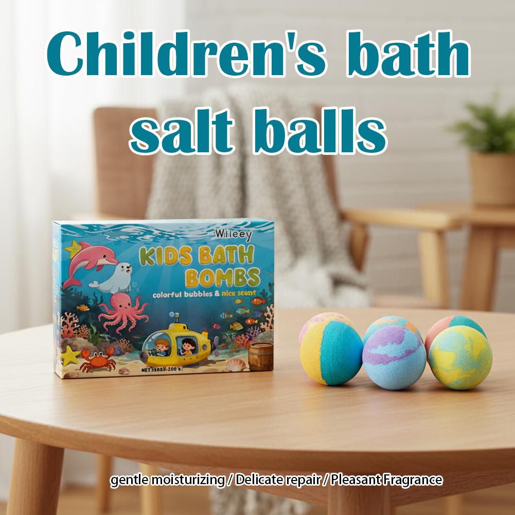 6 Stuks Kids Bubble Badbommen  - Bath Salts recensie en prijs