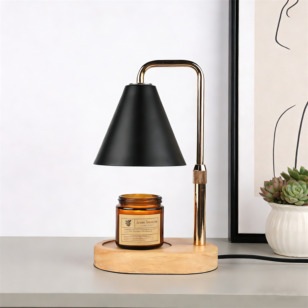 Zwarte kaarsenwarmerlamp met t - Wax Warmer recensie en prijs