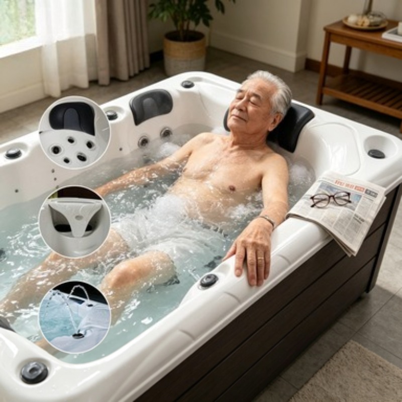 Massagebad Acryl Whirlpool Spa - Hot Tub recensie en prijs