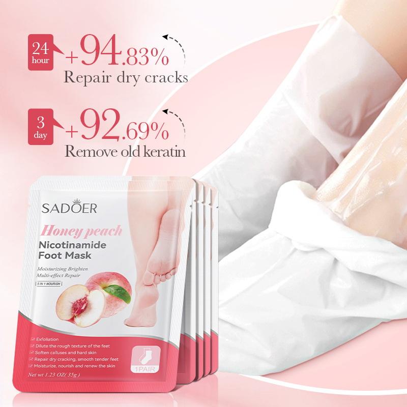 1 Paar SADOER Fruit Voetmasker - Foot Spa recensie en prijs